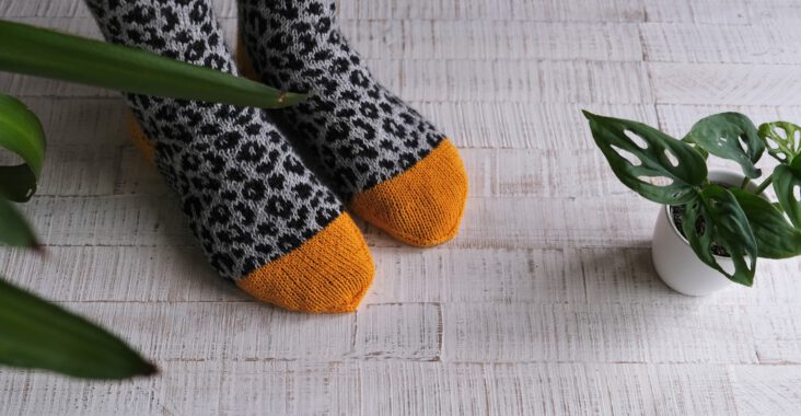 Keine Angst vor wilden Mustern: kleine Das Miezi-Socke – Die Effchen